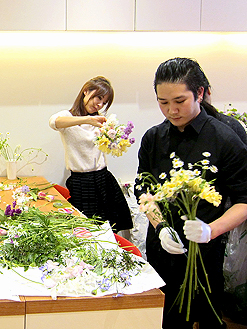 2015年春・今野政代のクリエイティブゼミ（生花）